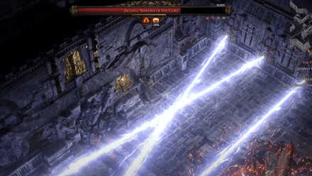 レーザー グリッドの回避に集中