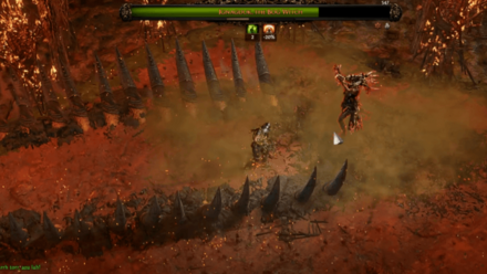 漏斗攻撃を素早く避ける