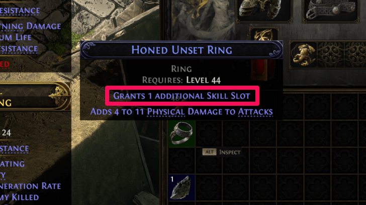 POE 2 - Equip Items with Additional Slots画像