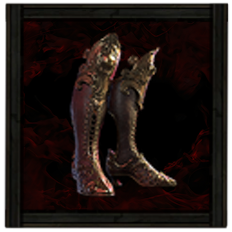 ギャンブルプリント エンボス 靴 Image