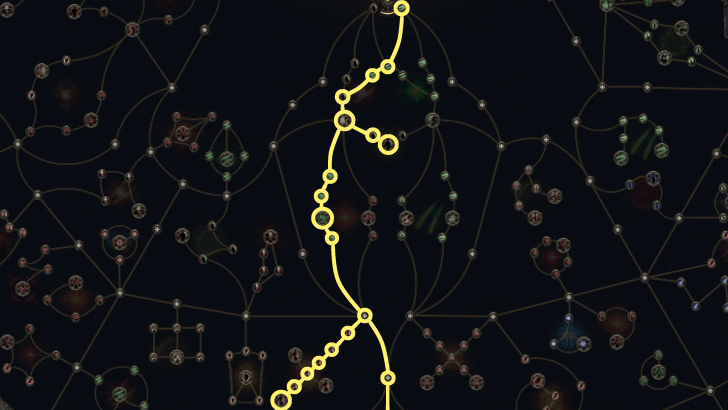 Bleed Bow Passive Tree Endgame 1画像