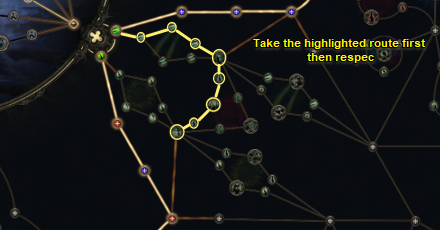 Path of Exile 2 - Grenade Deadeye Starting Node