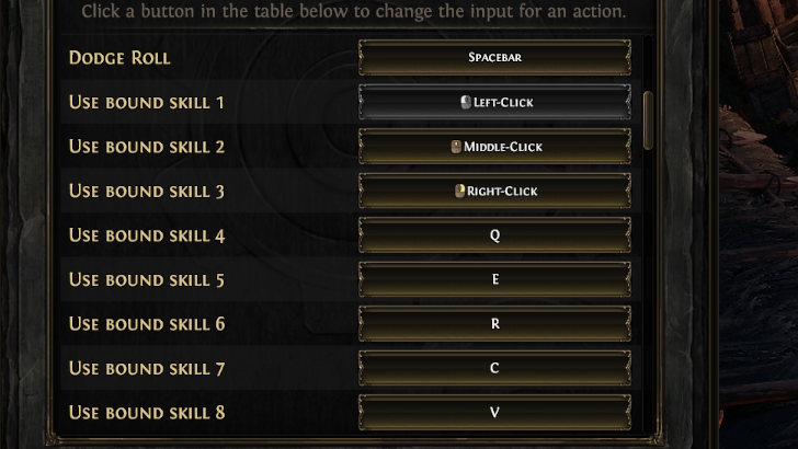 Keybind Settings画像