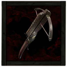 ニスをかけたクロスボウ Image