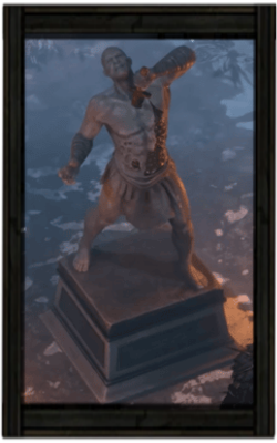 記念ヒロック像の隠れ家の装飾 Icon