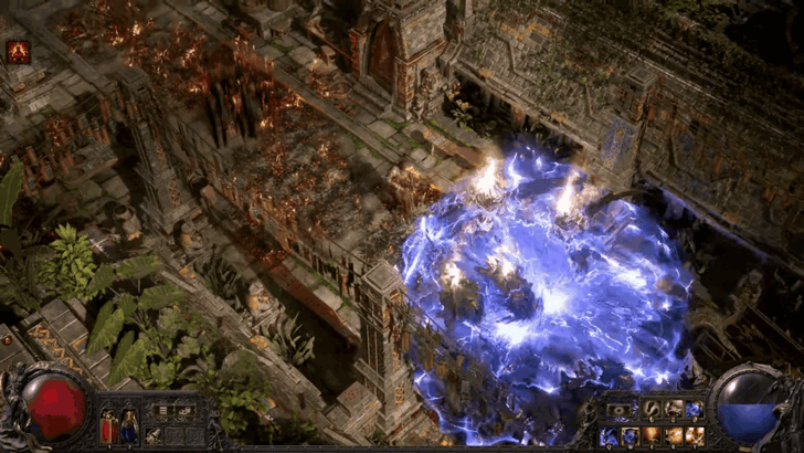 敵を倒してフラスコを補充する