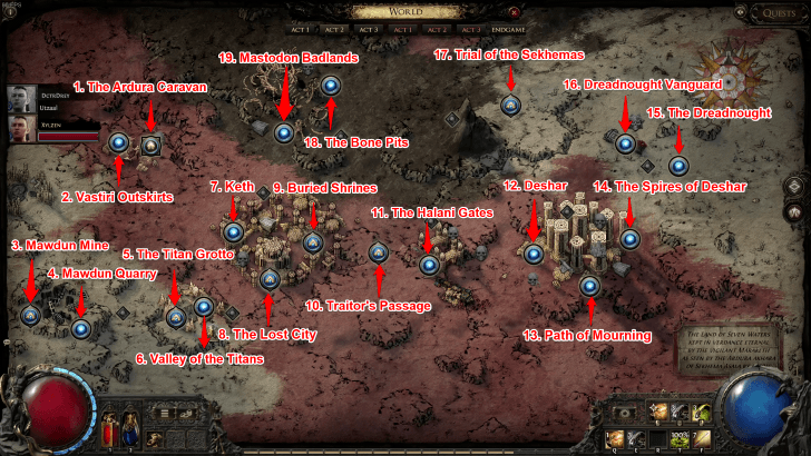 All Act 2 Locations画像