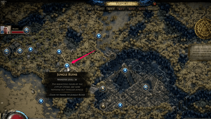 Jungle Ruins Map  画像