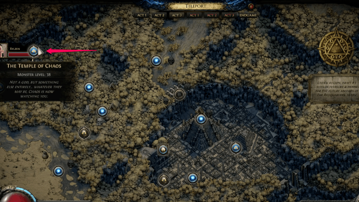 The Temple of Chaos Map 画像