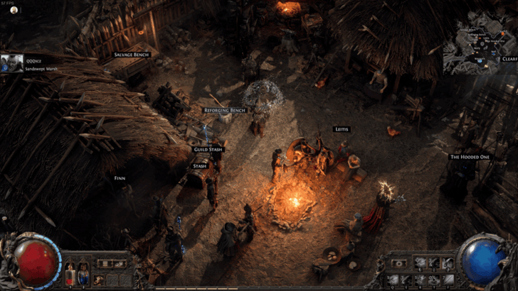 Act 1 - Clearfell Encampment Reforging Bench Location画像