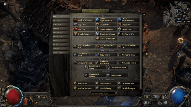 POE 2 - Choose Which Items to Trade画像