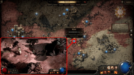 Path of Exile 2 - カバラ、コンストリクタークイーン<br> Location