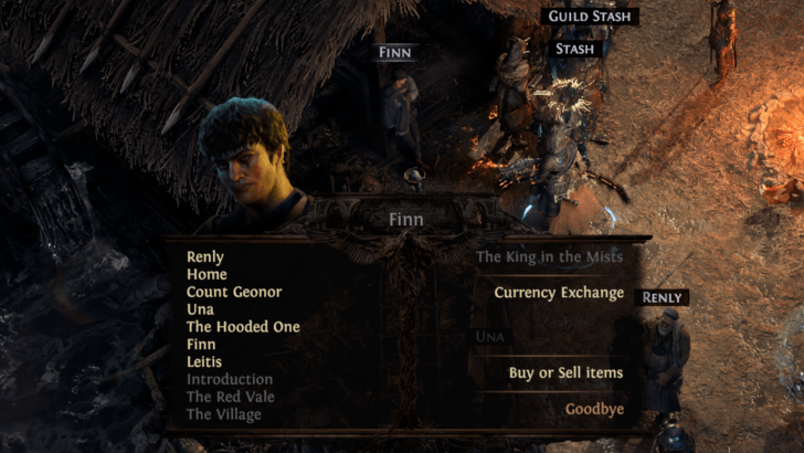 POE 2 - Talk to Finn in 残酷 difficulty画像