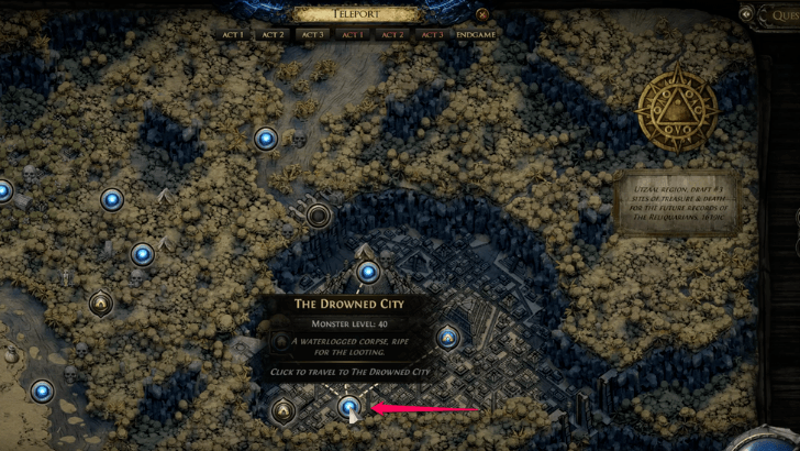 The Drowned City Map  画像