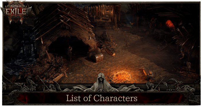POE 2 - List of Characters画像