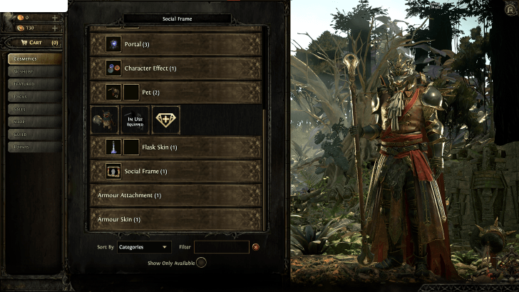 Pets on the Cosmetic Tab画像