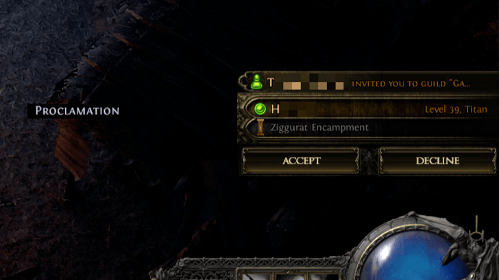 POE 2 - Guild Invitation画像