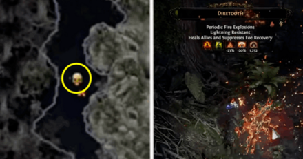 Path of Exile 2 (PoE 2) Defeat Rare Enemies with a Skull Icon画像