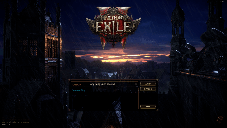 POE 2 - Login screen画像