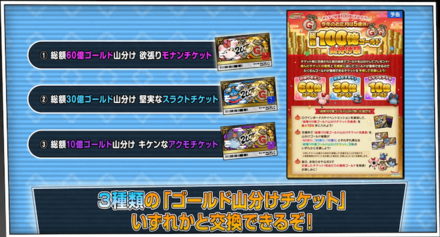 総額100億ゴールド山分け祭開催,mode;original