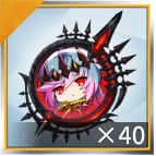 【カシウス】試練証x40（ちびキャラ）