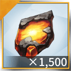 錬錬成鉱石x1,500