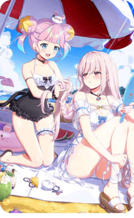 斑ネズミのヘアゴムの画像