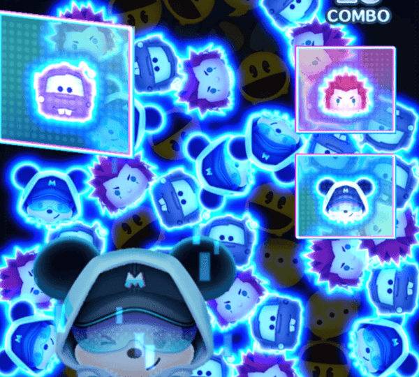 選択されたツムを消す