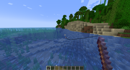 釣りをする風景