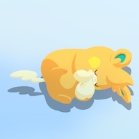 パモットの星1寝顔画像