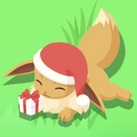 ホリデーイーブイの星2寝顔画像