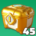 5分間加速アイテム宝箱×45