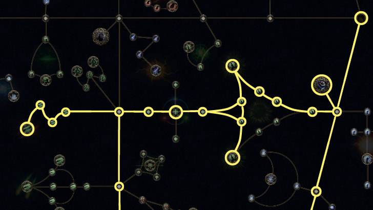 Bleed Bow Passive Tree Endgame 7画像