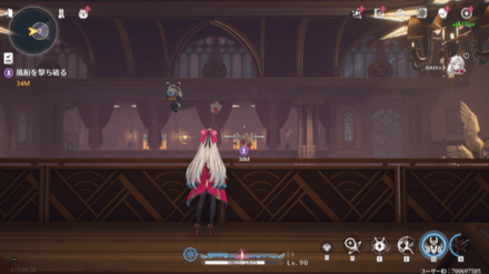 サポート機・射撃で風船を撃ち破る