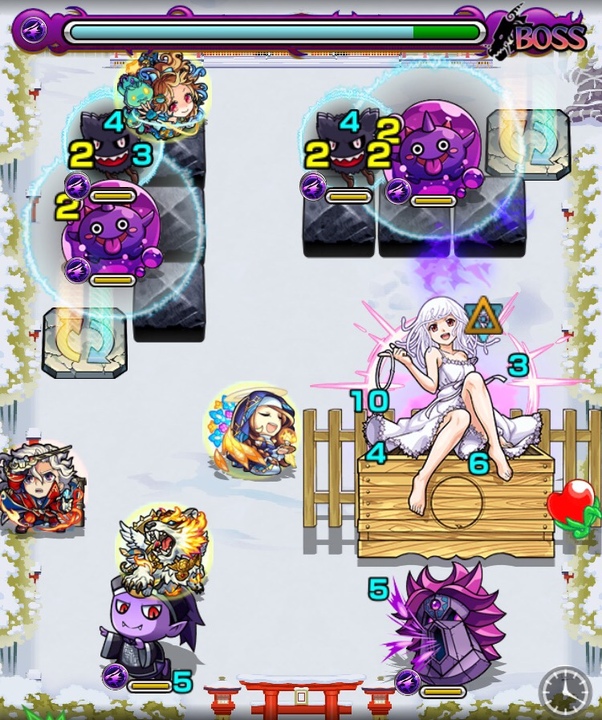 千石撫子のボス1攻略