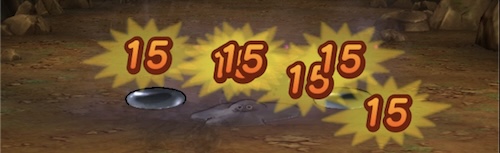 攻撃1回のダメージが従来の数値から60%減少