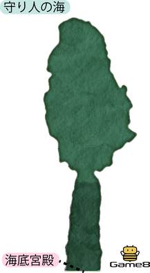 守り人の海のマップ