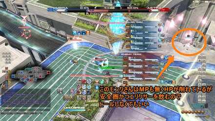 ヒールしなくて良い対象