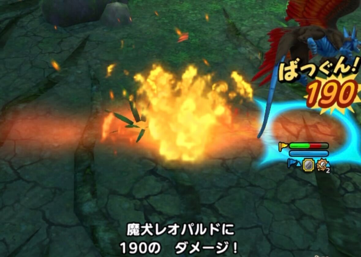 被ダメは少ないので1ターンで倒す必要はなし