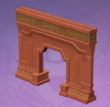 住まいの石壁-「絵の中の旅」の画像