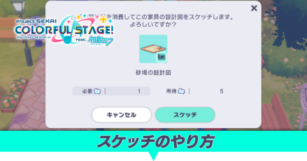 スケッチのやり方