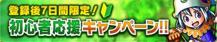 初心者応援キャンペーン！！