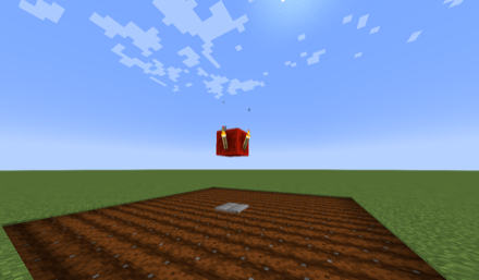 畑に光源を配置する