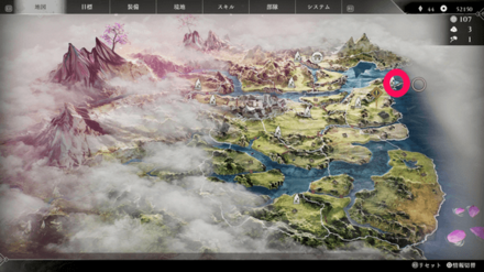 紅香草の全体地図