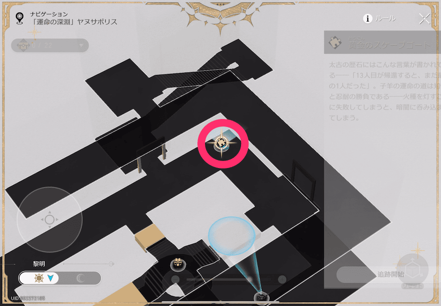 黄金のスケープゴート場所