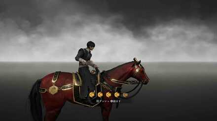 赤兎馬の横からの見た目