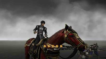 赤兎馬の斜めからの見た目