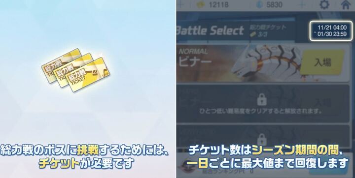 総力戦チケット