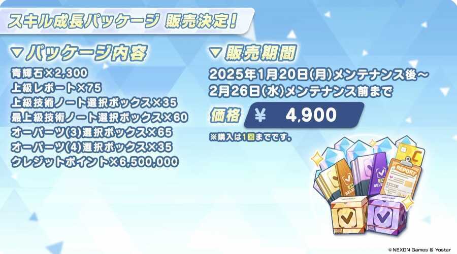 スキル成長パッケージ