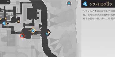 沈黙不向きな夜の夢の場所マップ